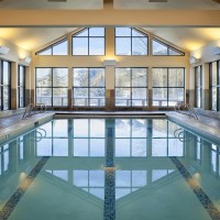 Indoor swimming pool at Teton Mountain Lodge and Spa