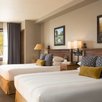 Teton Mountain Lodge and Spa double queen lodge room