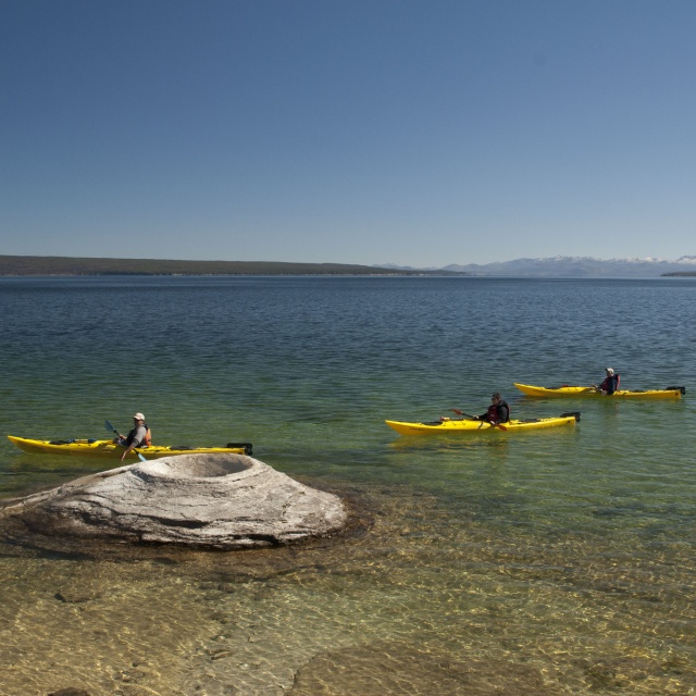 A Geyser Kayak Tour in Yellowstone National Park Jackson Hole