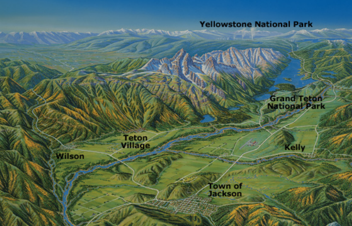 Map Of Jackson Wyoming Area Jackson Hole Maps: Jackson Hole Central Reservations