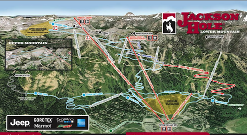 Jackson Hole Maps: Jackson Hole Central Reservations