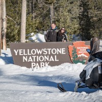 Yellowstone snowmobile tour