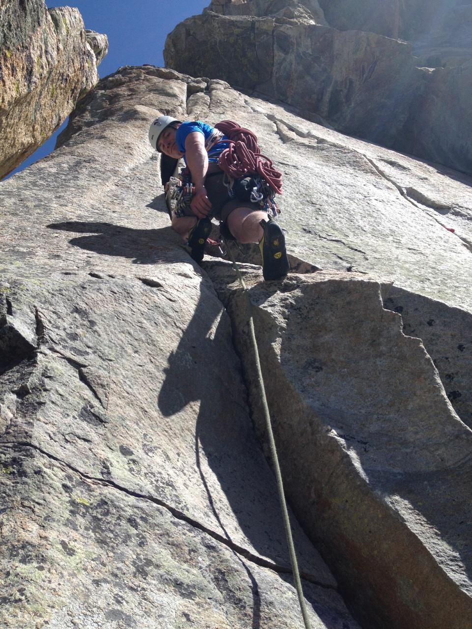 climbing in grand teton