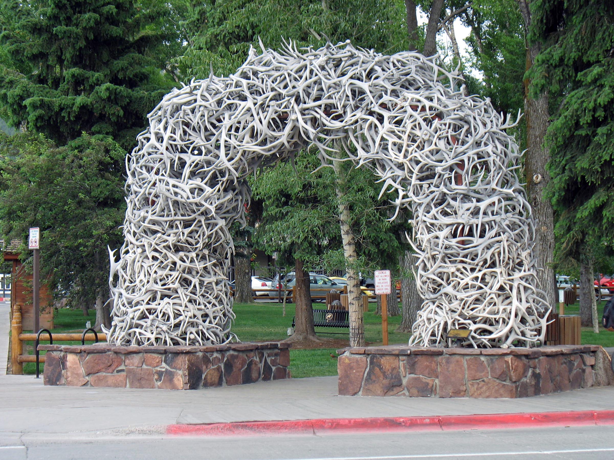 town square, jackson wy