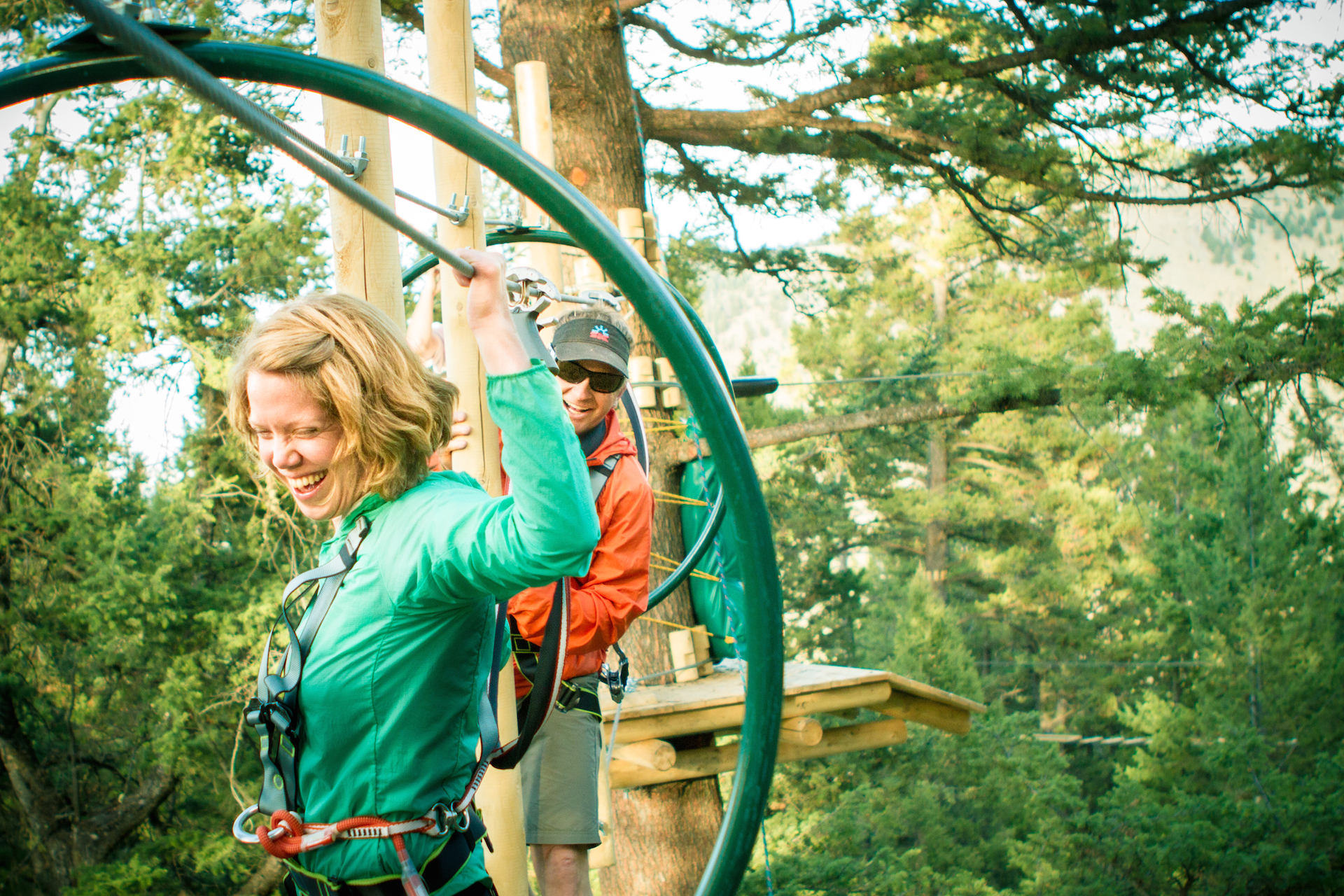 adventure course in Jackson Hole