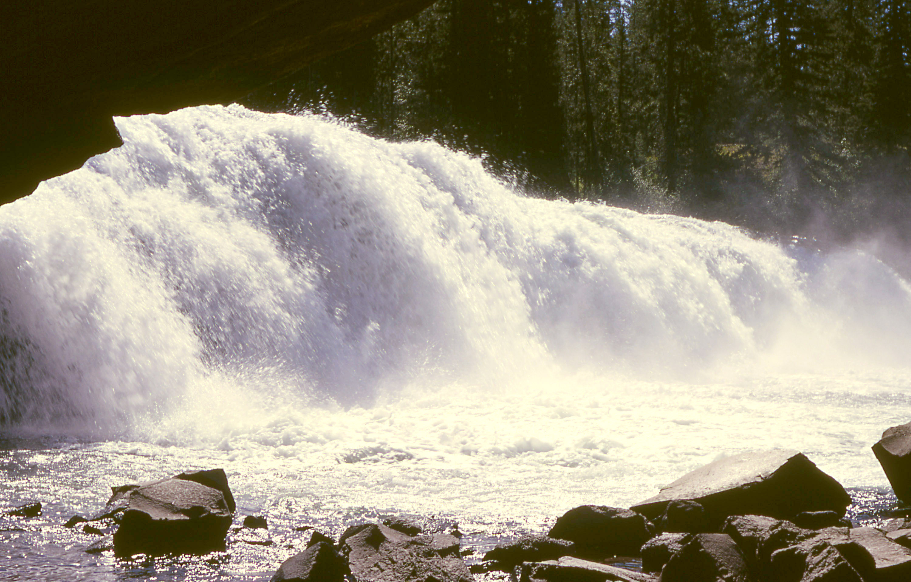 Cave Falls Yellowstone